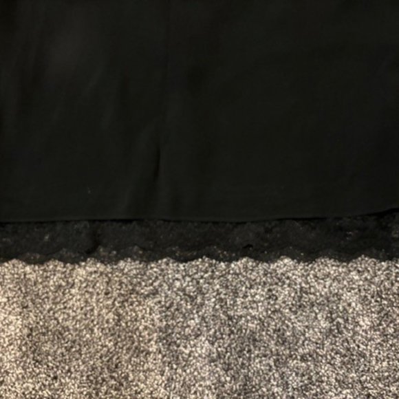 Max Studio Skirt with Lace Trim - Picture 3 of 8